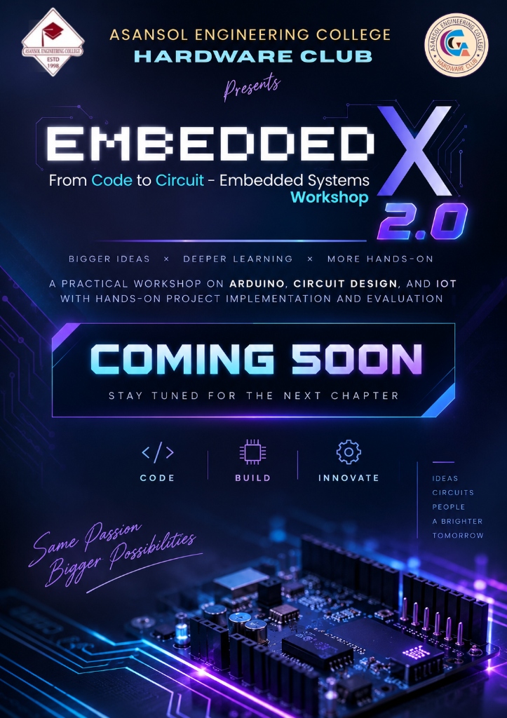 EmbeddedX 2.0 Arduino Workshop